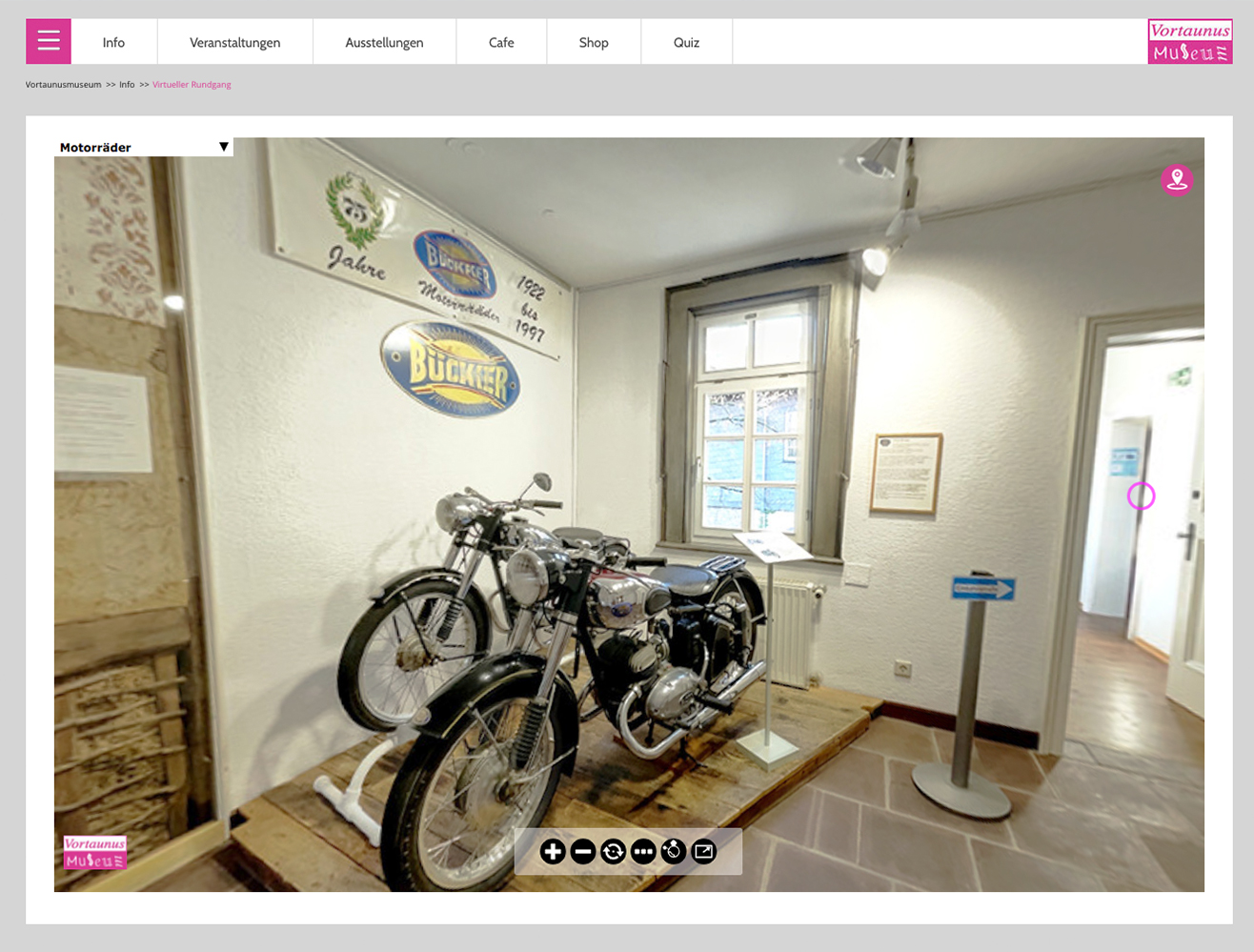 Contao 4 | Virtueller Rundgang Museum